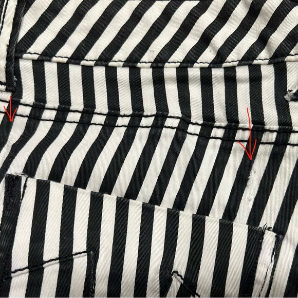 Tripp NYC Daang Goodman Striped High Waisted Skinny Jeans - Picture 10 of 11